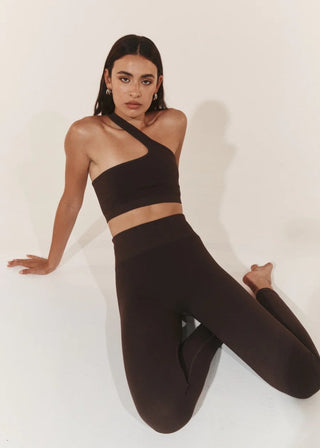 Move Legging - Dark Brown - Pinky & Kamal - The Soho Movement