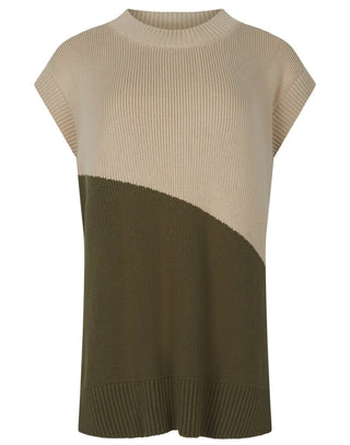 Neo Vest - Taupe/Olive - Knitwear - Arcaa Movement - The Soho Movement