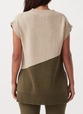 Neo Vest - Taupe/Olive - Knitwear - Arcaa Movement - The Soho Movement