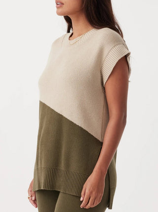 Neo Vest - Taupe/Olive - Knitwear - Arcaa Movement - The Soho Movement