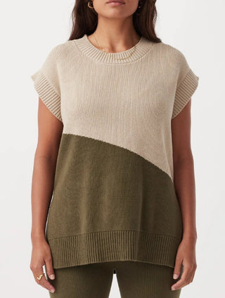 Neo Vest - Taupe/Olive - Knitwear - Arcaa Movement - The Soho Movement