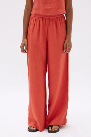 Nilsa Pant - Papaya - Pants - Assembly Label - The Soho Movement
