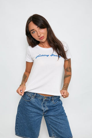Nothing Fancy Organic Cotton Tee - White - Tees - The Soho Movement - The Soho Movement