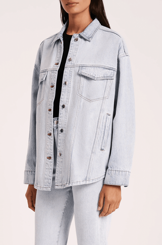 Organic Denim Jacket - Clear Blue - Denim jackets - Nude Lucy - The Soho Movement