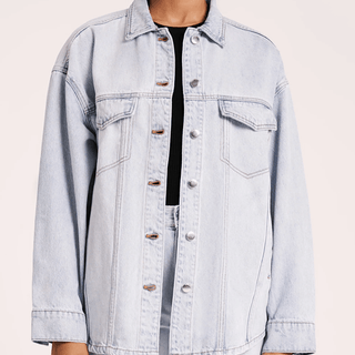 Organic Denim Jacket - Clear Blue - Denim jackets - Nude Lucy - The Soho Movement