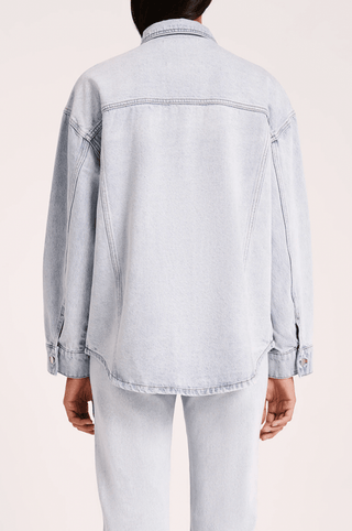 Organic Denim Jacket - Clear Blue - Denim jackets - Nude Lucy - The Soho Movement