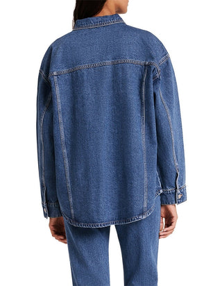Organic Denim Jacket - Vintage Blue - Denim jackets - Nude Lucy - The Soho Movement