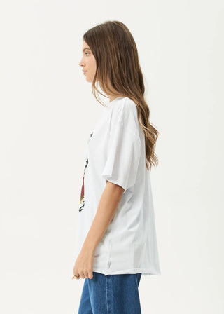 Oversized Horsegirl Tee - White - Tees - Afends - The Soho Movement