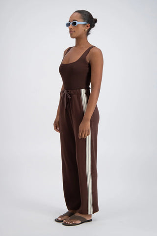 Panarea Trackpant - Brown - Trackpants - Jasmine Alexa - The Soho Movement
