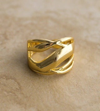 Paris Ring - Gold - Jewelry - Indigo and Wolfe - The Soho Movement