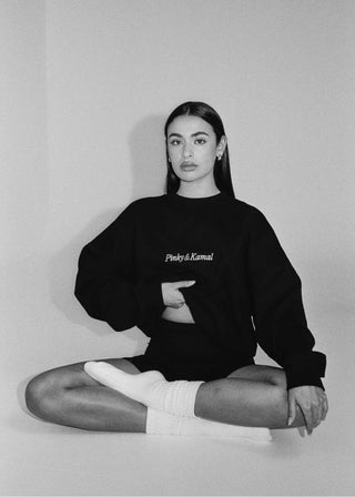Pinky & Kamal Sweatshirt - Black - Sweater - Pinky & Kamal - The Soho Movement