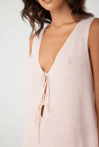 Poppy Organic Mini Dress - Pink - Dresses - Arcaa Movement - The Soho Movement