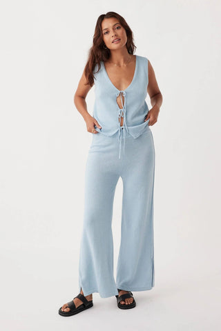 Poppy Organic Pants - Sky - Pants - Arcaa Movement - The Soho Movement