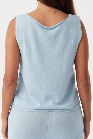 Poppy Organic Reservable Vest - Sky - Tops - Arcaa Movement - The Soho Movement