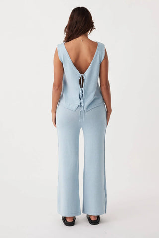 Poppy Organic Reservable Vest - Sky - Tops - Arcaa Movement - The Soho Movement