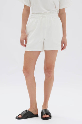 Poppy Textured Short - Antique White - Assembly Label - The Soho Movement