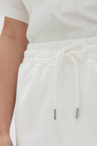 Poppy Textured Trackpant - Antique White - Assembly Label - The Soho Movement