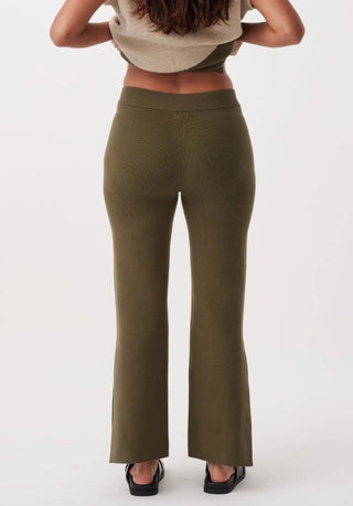 Ria Pants - Olive - Knitted pants - Arcaa Movement - The Soho Movement