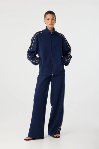 Rome Jacket - Navy - Knitwear - Arcaa Movement - The Soho Movement