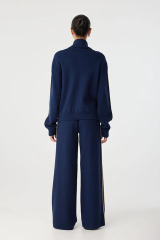 Rome Jacket - Navy - Knitwear - Arcaa Movement - The Soho Movement