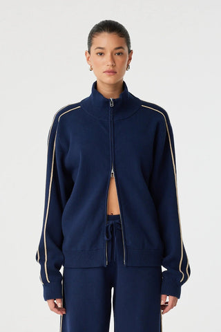 Rome Jacket - Navy - Knitwear - Arcaa Movement - The Soho Movement