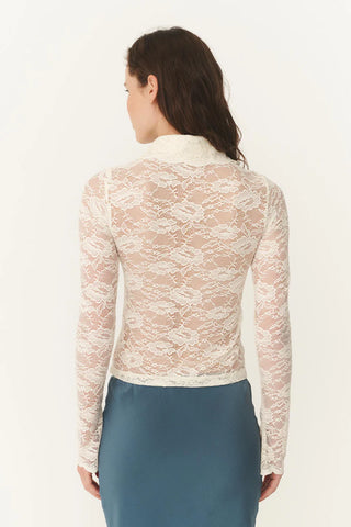Charlotte Rose Lace Top - Butter Creme