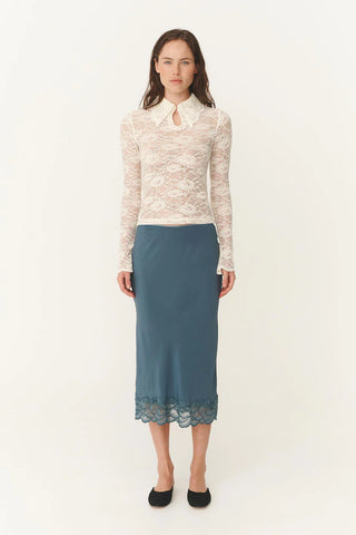 Charlotte Rose Lace Top - Butter Creme