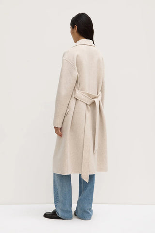 Sadie Single Breasted Coat - Oat Marle - Coats & Jackets - Assembly Label - The Soho Movement
