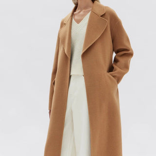 Sadie Single Breasted Wool Coat - Camel - Coats & Jackets - Assembly Label - The Soho Movement