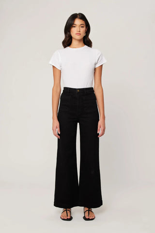 Sailor Jean Rinse Black - Black - Jeans - Rollas - The Soho Movement