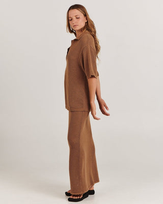 Sarah Shirt - Brown - Charlie Holiday - The Soho Movement