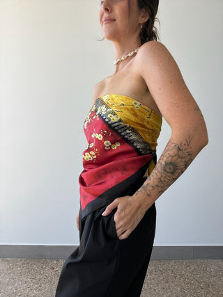 Satin Scarf - Cherry Blossom - Scarf - The Soho Movement - The Soho Movement
