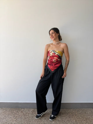 Satin Scarf - Cherry Blossom - Scarf - The Soho Movement - The Soho Movement