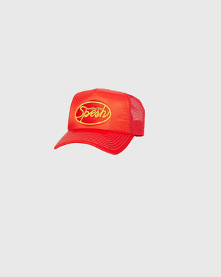 Satin Spesh Trucker - Red - Hats - Something Very Special - The Soho Movement
