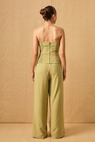 Scenic Pant - Olive - Pants - MON RENN - The Soho Movement