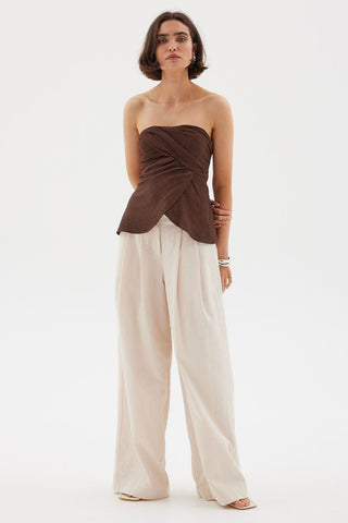 Seaira Top - Cocoa Bean - Sovere - The Soho Movement