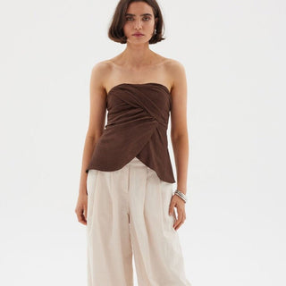 Seaira Top - Cocoa Bean - Sovere - The Soho Movement