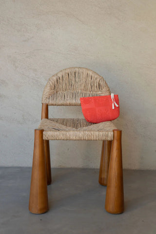 Seaside Terry Beach Clutch - Lobster Red - Bag - Araminta James - The Soho Movement
