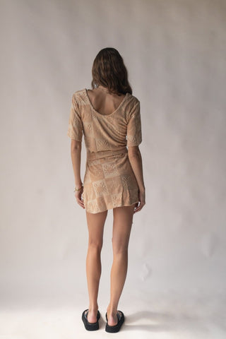 Seaside Terry Dress - Macadamia - Dresses - Araminta James - The Soho Movement