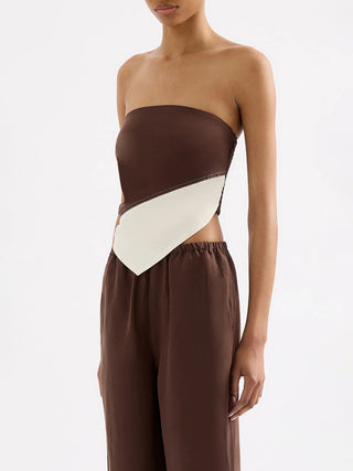 Serafin Bodice - Espresso - Tops - Nude Lucy - The Soho Movement