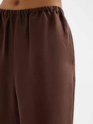 Serafin Pant - Espresso - Pants - Nude Lucy - The Soho Movement