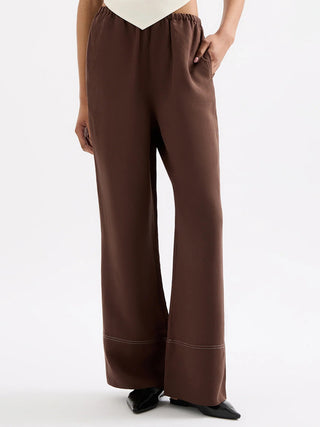 Serafin Pant - Espresso - Pants - Nude Lucy - The Soho Movement
