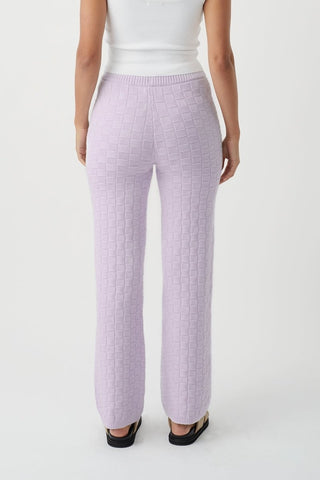 Sierra Organic Knit Pant - Lilac - Arcaa Movement - The Soho Movement