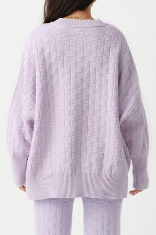 Sierra Organic Knit Sweater - Lilac - Knitwear - Arcaa Movement - The Soho Movement