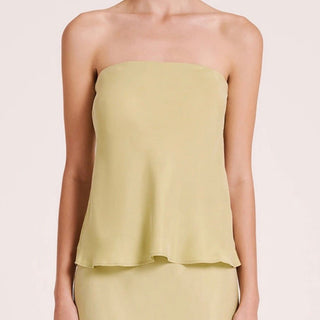 Silo Cupro Bodice - Lime - Nude Lucy - The Soho Movement