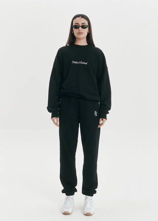 Slouchy Trackpants - Black - Trackpants - Pinky & Kamal - The Soho Movement