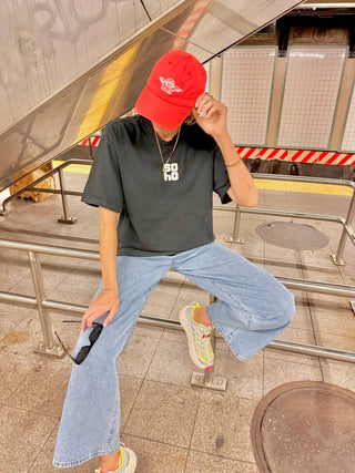 Soho Bubble Tee - Faded Black - Tees - The Soho Movement - The Soho Movement