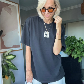 Soho Bubble Tee - Faded Black - Tees - The Soho Movement - The Soho Movement