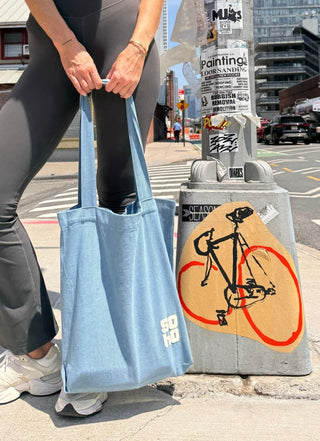 Soho Bubble Tote - Denim - Tote Bag - The Soho Movement - The Soho Movement