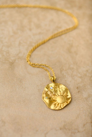 Sol Necklace - Gold - Necklaces - Indigo and Wolfe - The Soho Movement
